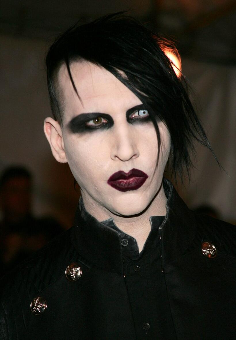 Marilyn Manson at the MET Costume Institute Gala Celebrating Chanel.