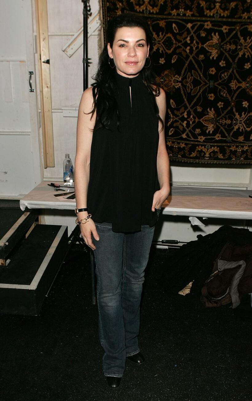 Julianna Margulies at the Chaiken Fall 2007 fashion show during Mercedes-Benz Fashion Week.