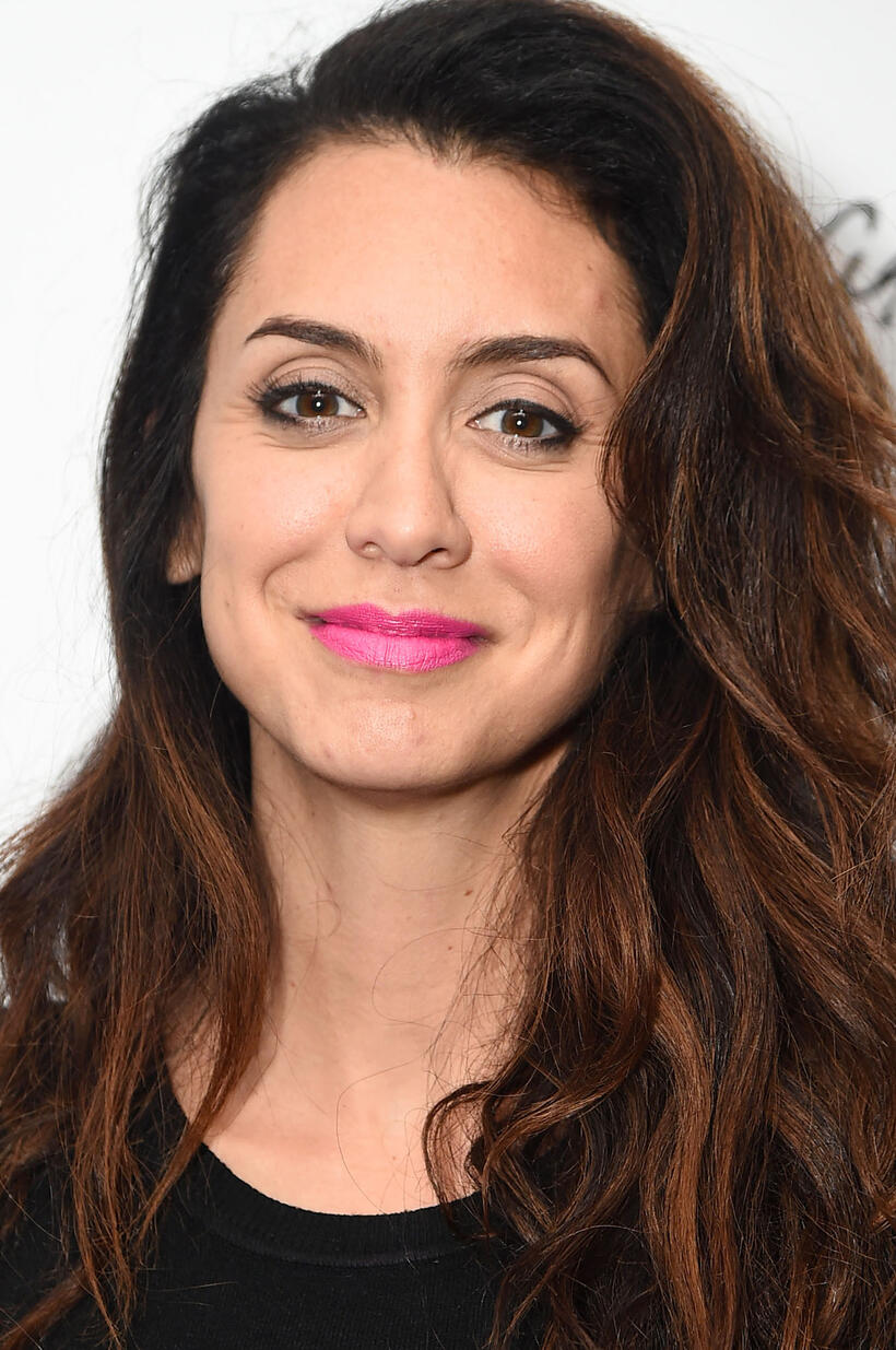 Mozhan Marno at the "Crooked House" New York premiere.