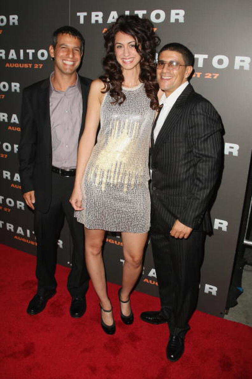 Director Jeffrey Nachmanoff, Mozhan Marno and Said Taghmaoui at the premiere of "Traitor."