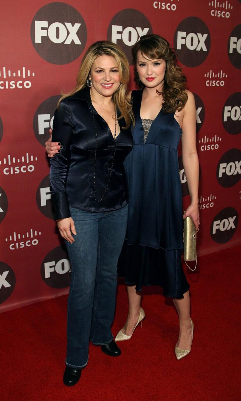 Anita Barone and Kaylee DeFer at the Fox Fall Eco-Casino Party.