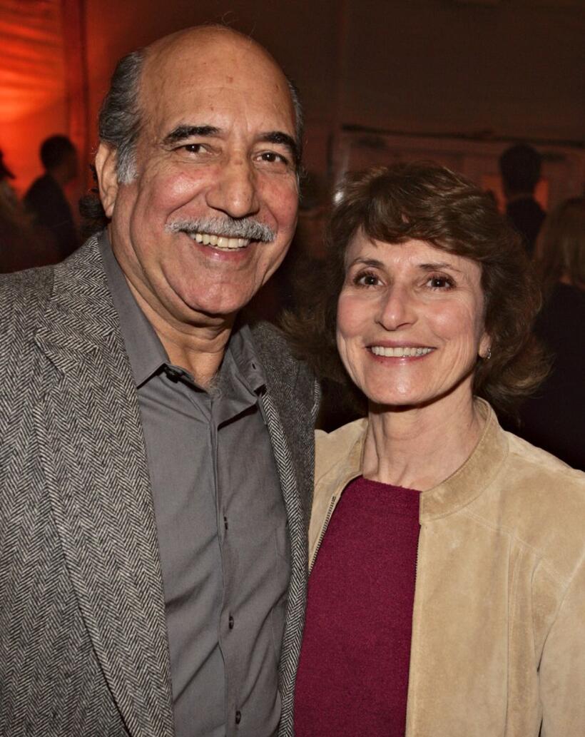 William Marquez and his wife Lenore at the after party of "The Lost City" during the AFI Fest.