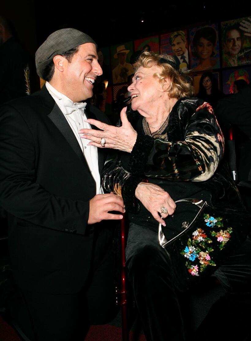 Rose Marie and Artist Nicolosi at the Stars for a Cause Charity Auction.