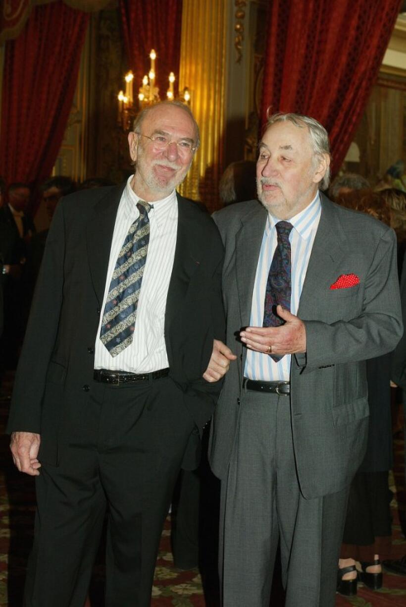 Jean-Pierre Marielle and Philippe Noiret at the Cannes Film Festival.