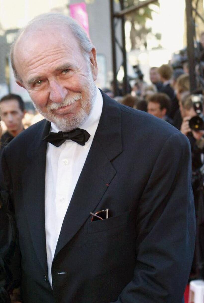 Jean-Pierre Marielle at the screening of "Mystic river" during the 56th Cannes Film Festival.