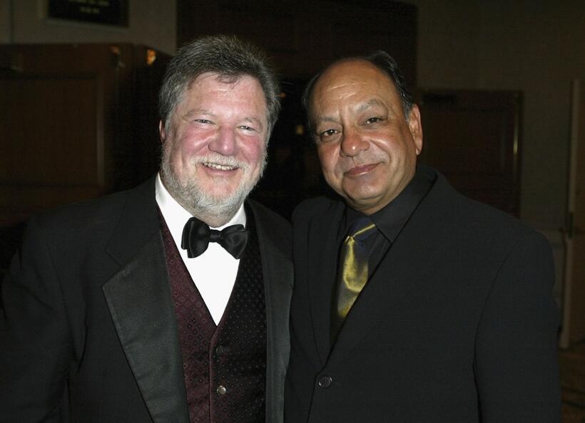 Cheech Marin and James Hirsch at the 2004 ARPA International Film Festival Gala and Awards Benefit.