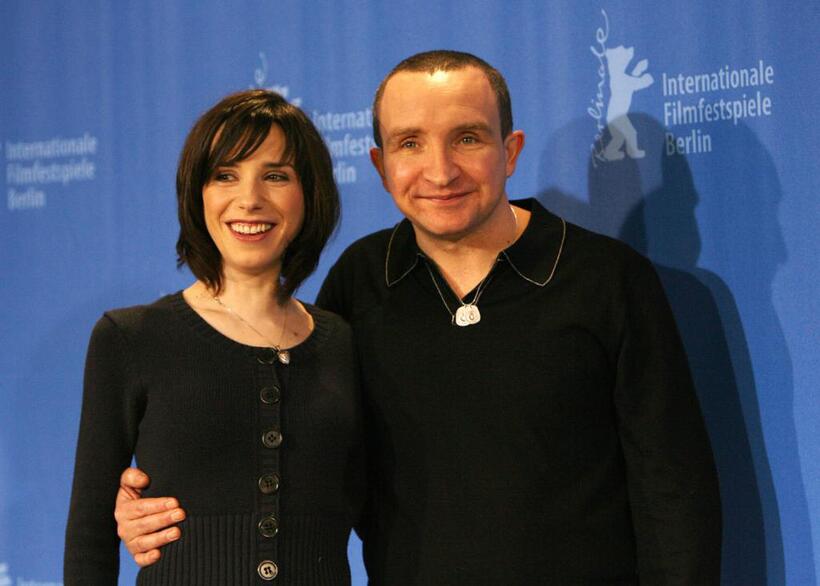 Sally Hawkins and Eddie Marsan at the photocall of "Happy-Go-Lucky."