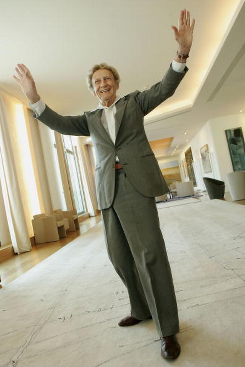 Marcel Marceau at the French embassy in Berlin.
