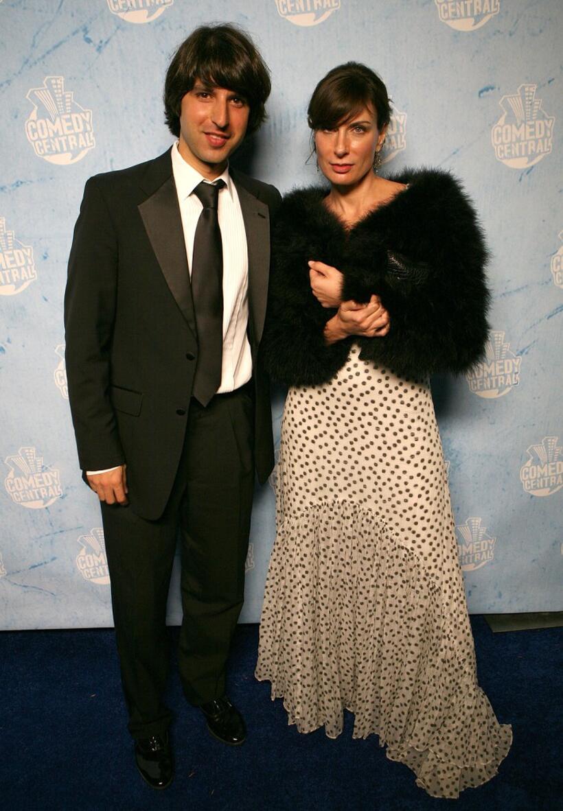 Demetri Martin and Guest at the Comedy Central's 2007 Emmy party.