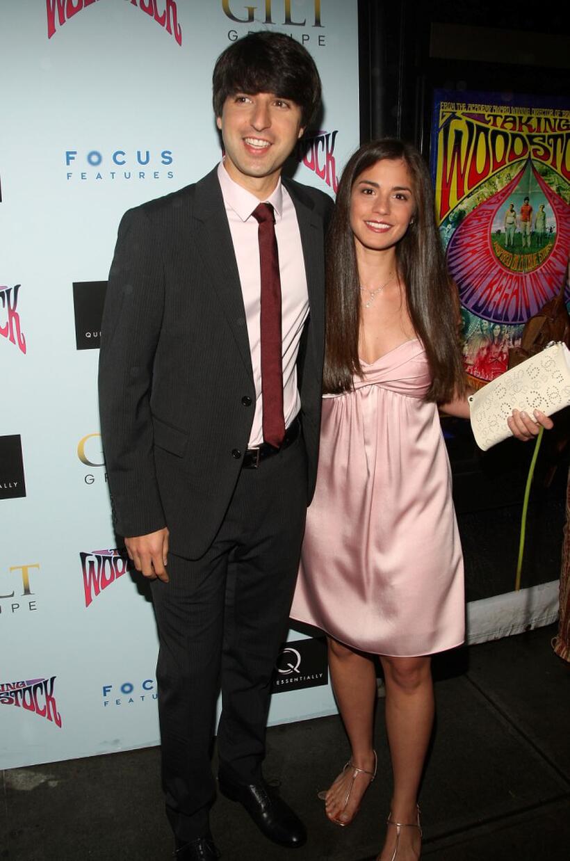 Demetri Martin and Rachel Beame at the premiere of "Taking Woodstock."