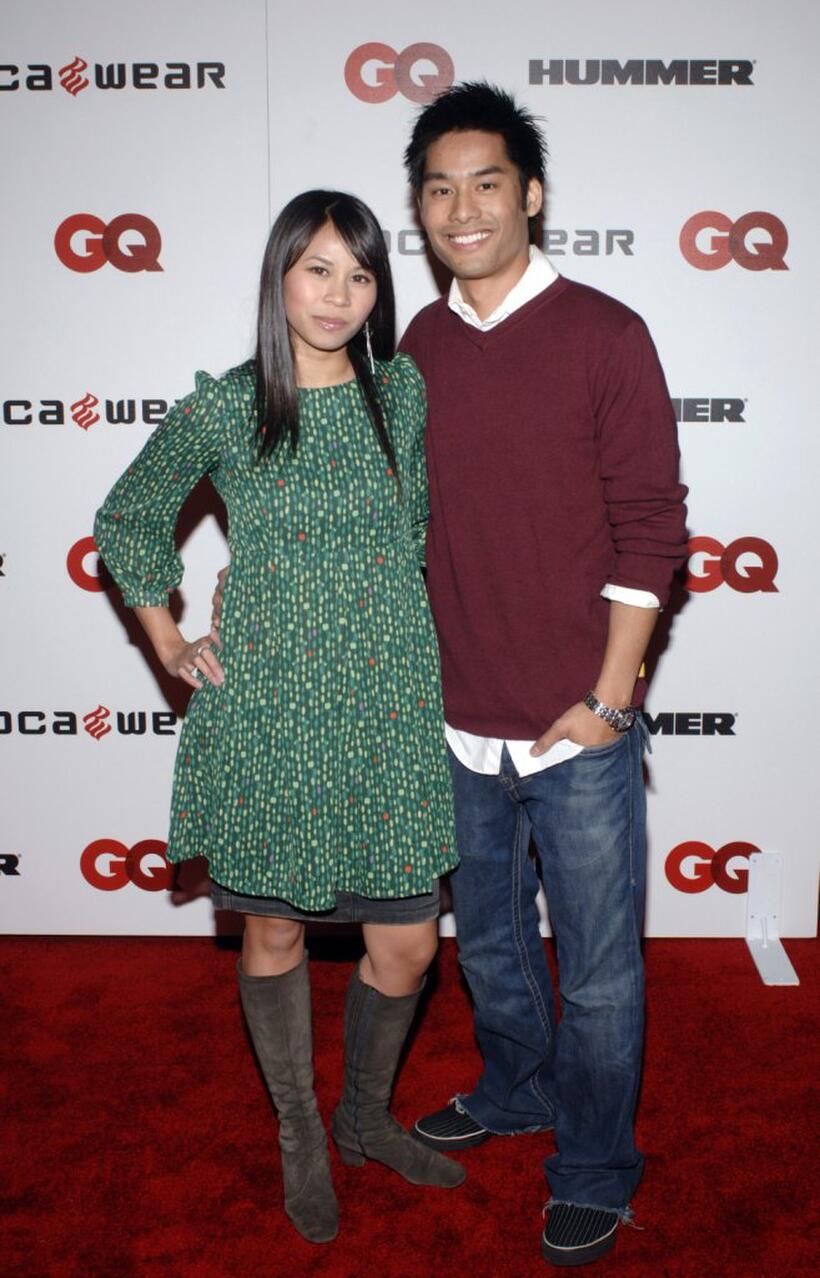 Camille Mana and John Wynn at the release party of "Kingdom Come."