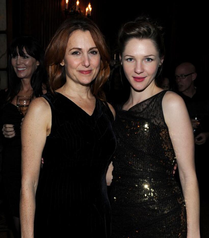 Jodie Markell and Jessica Collins at the after party of the premiere of "The Loss of a Teardrop Diamond."