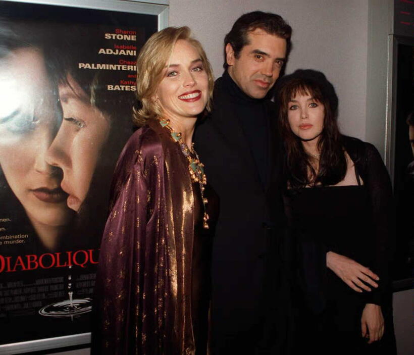 Isabelle Adjani, Sharon Stone and Chazz Palminteri at the premiere of "Diabolique".