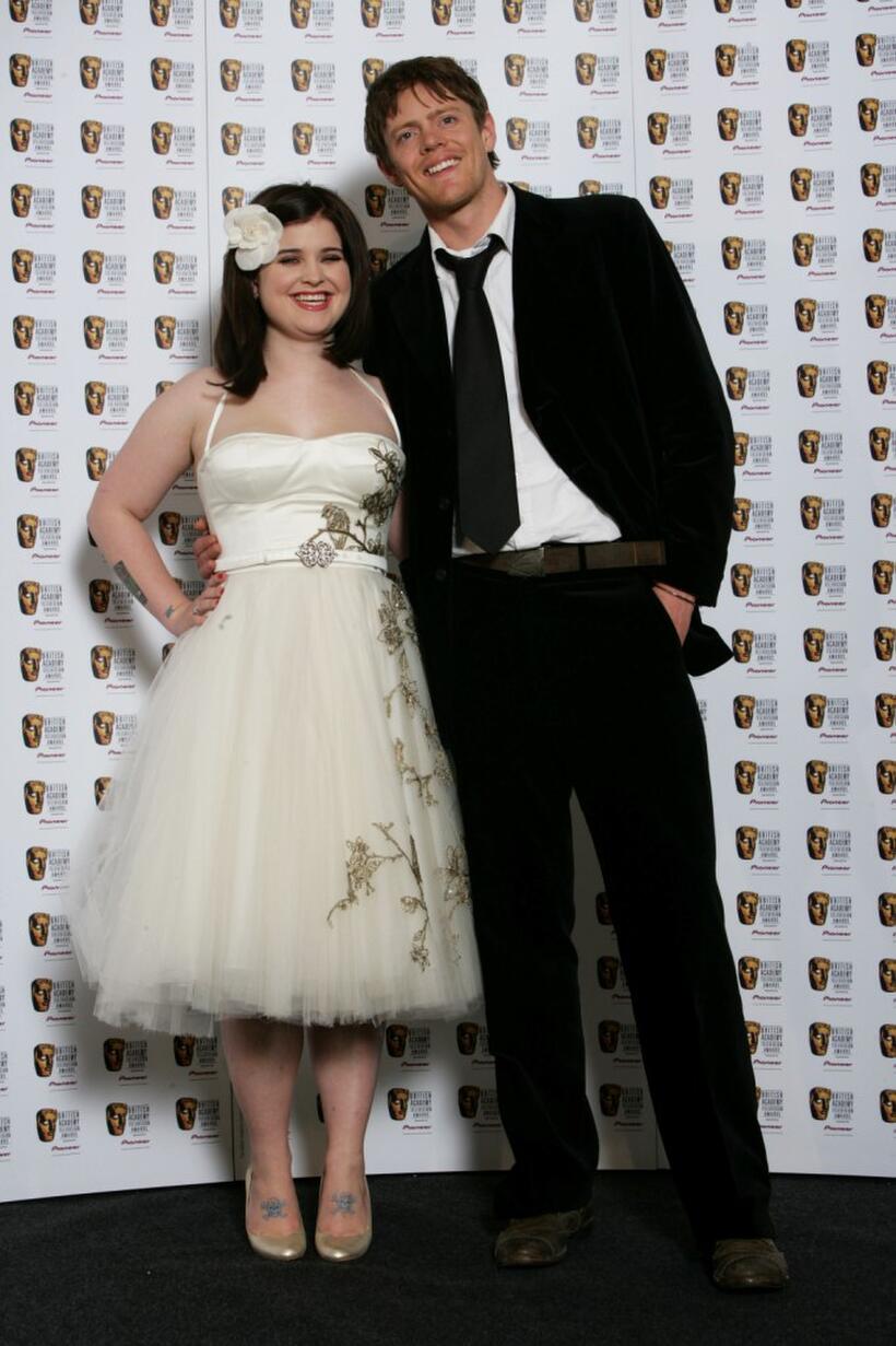 Kelly Osbourne and Kris Marshall at the British Academy Television Awards.