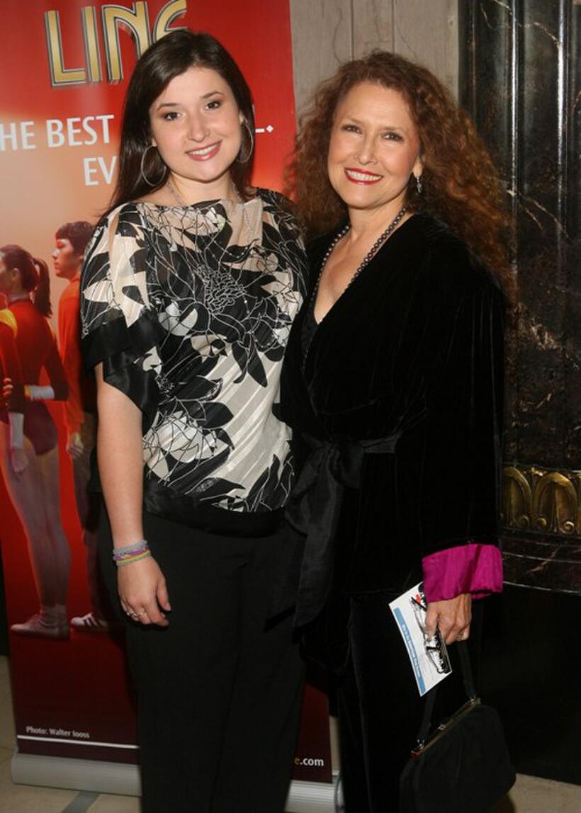 Hannah Manchester and Melissa Manchester at the opening night of "A Chorus Line."