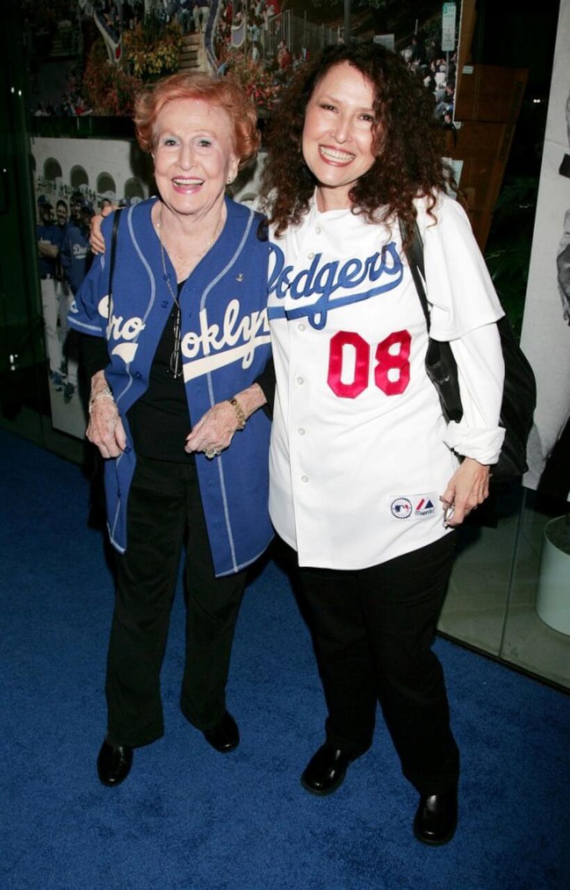 Melissa Manchester and her mother at the premiere of "Bluetopia."