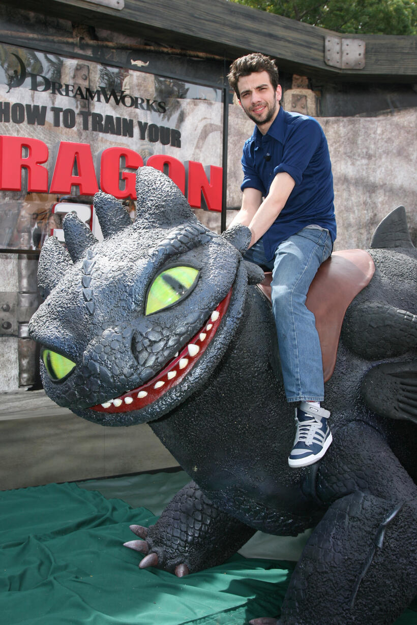Jay Baruchel at the Hollywood premiere of "How to Train Your Dragon."