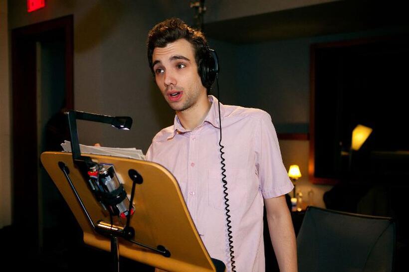 Jay Baruchel on the set of "How to Train Your Dragon: An IMAX 3D Experience."