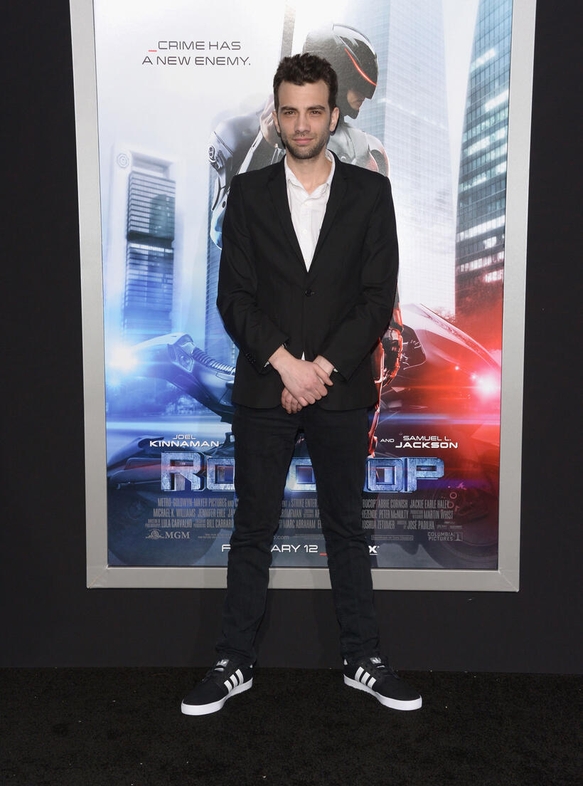 Jay Baruchel at the California premiere of "Robocop."