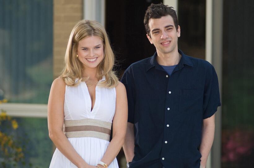 Alice Eve as Molly and Jay Baruchel as Kirk in "She's Out of My League."