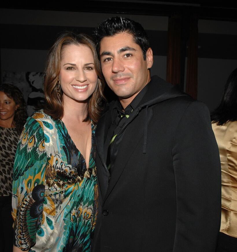 Paula Marshall and Danny Nucci at the Season 5 premiere of "Nip/Tuck."