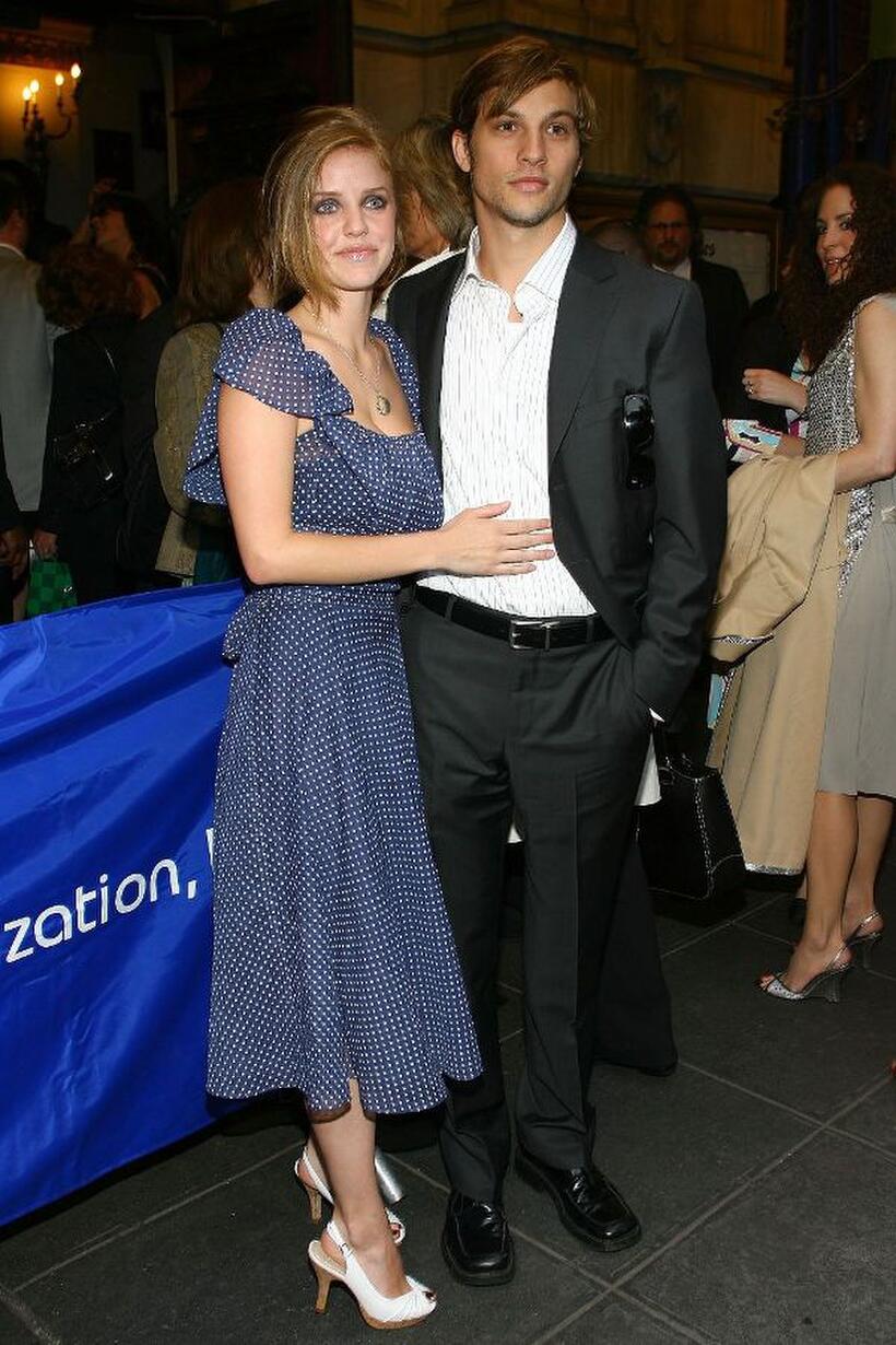 Kelli Garner and Logan Marshall-Green at the Broadway opening of "The Lieutenant Of Inishmore."