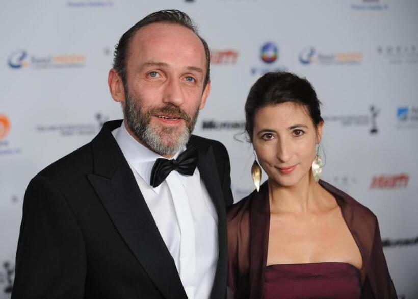 Karl Markovics and his wife at the 36th International Emmy Awards.