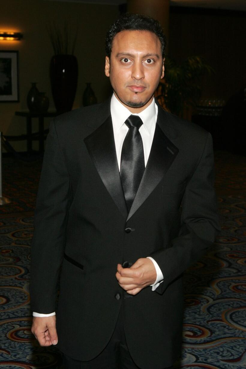 Aasif Mandvi at the 50th Annual New York Emmy Awards Gala.