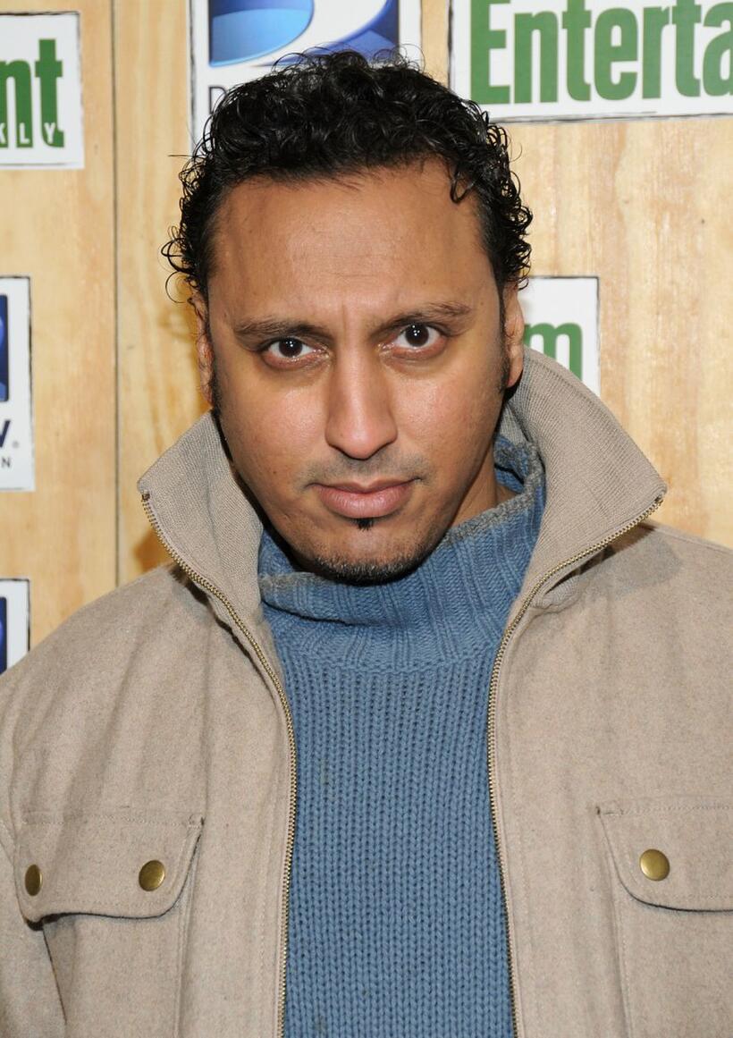 Aasif Mandvi at the Entertainment Weeklys Sundance Party.