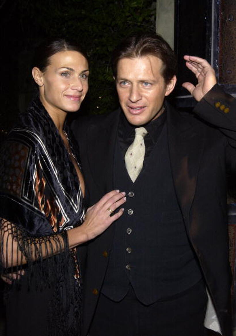 Actress Maria Bertrand and Costas Mandylor at Hallmark Channel's "A Taste of Hollywood" in Beverly Hills.