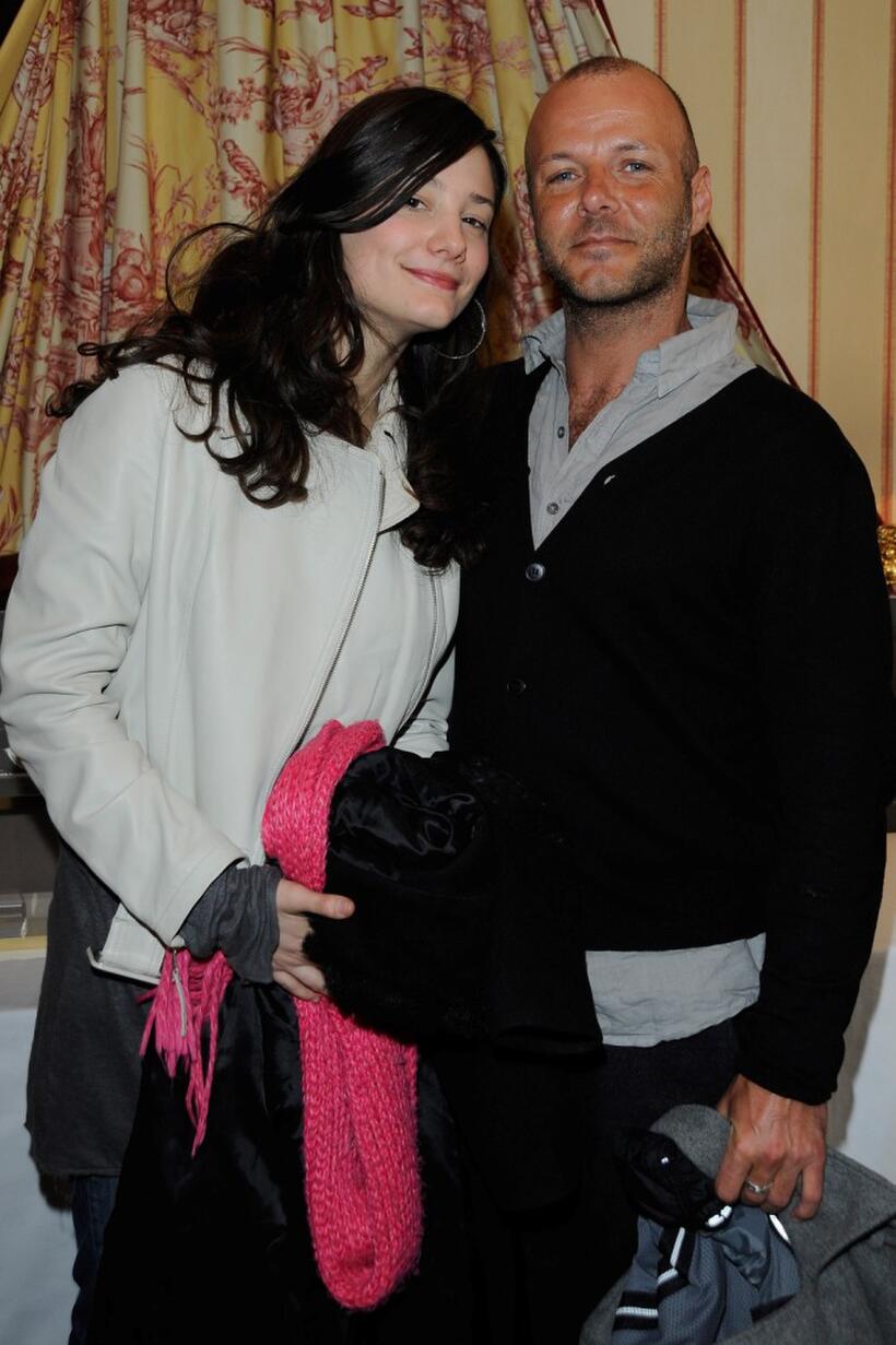 Alice Pol and Pierre-Francois Martin-Laval at the "Espace Glamour Chic" Cesars Gift Lounge.