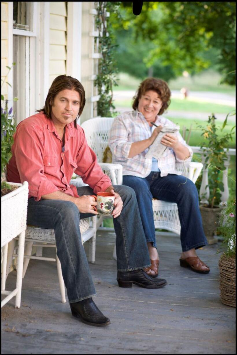 Billy Ray Cyrus and Margo Martindale in "Hannah Montana: The Movie."