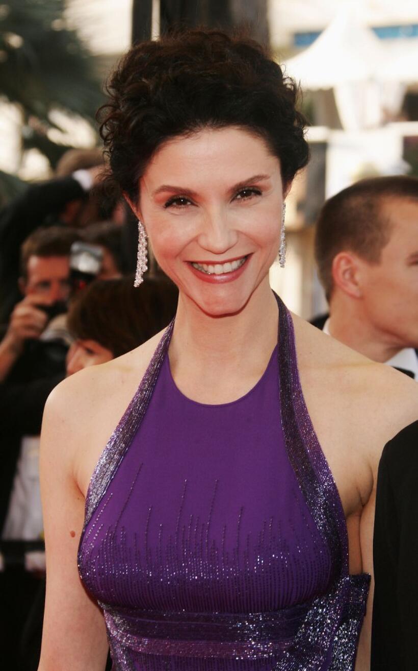 Alessandra Martines at the premiere of "No Country For Old Men" during the 60th International Cannes film festival.
