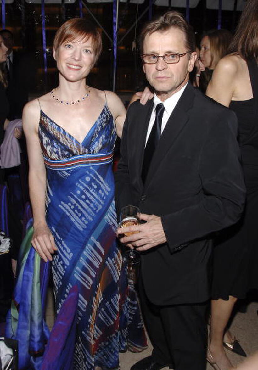 Mikhail Baryshnikov and Lisa Rinehart at the opening night of the New York City Ballet's "Romeo + Juliet."