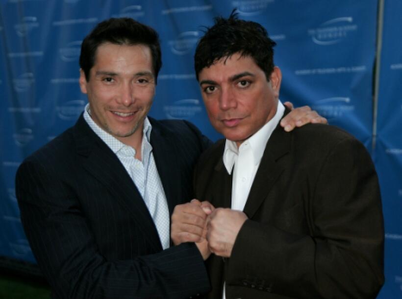 Benito Martinez and Michael DeLorenzo at the Television Academy Honors.