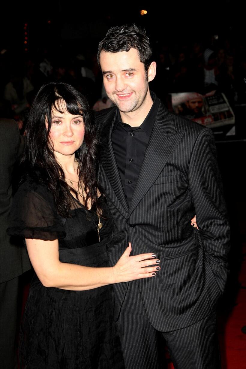 Lou Burton and Daniel Mays at the world premiere of "The Bank Job."