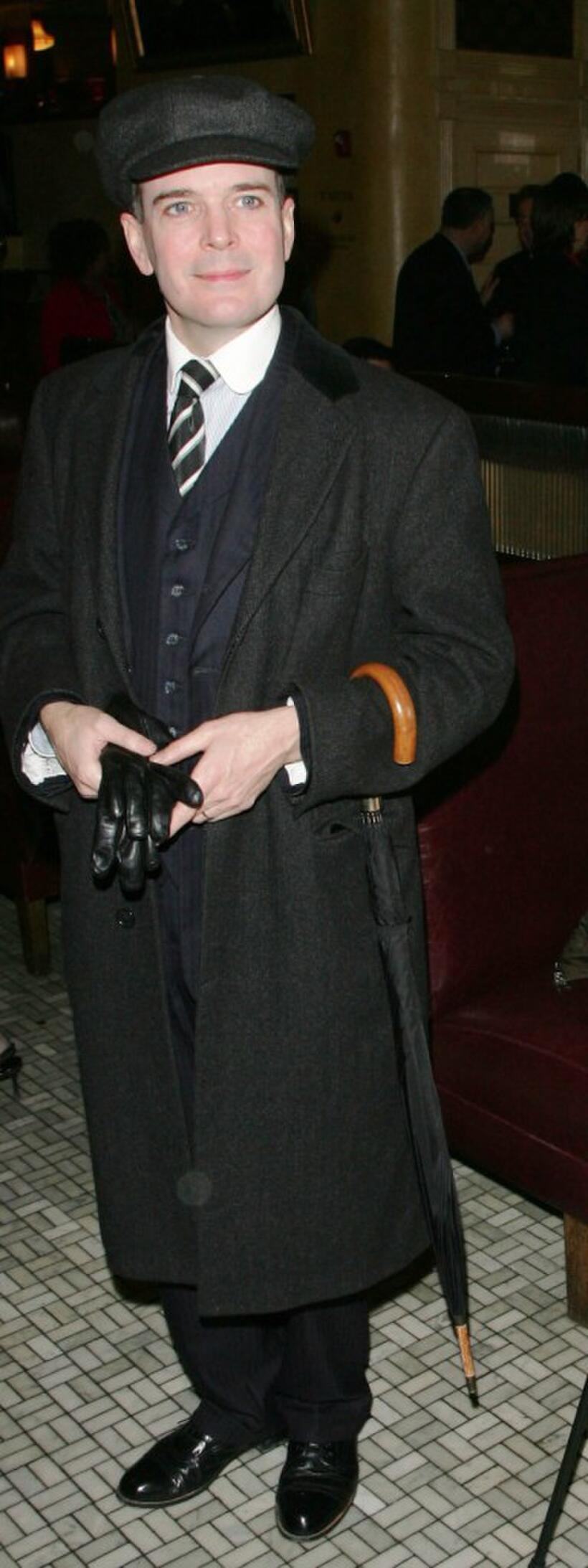 Jefferson Mays at the after party of the opening night of "Journey's End."