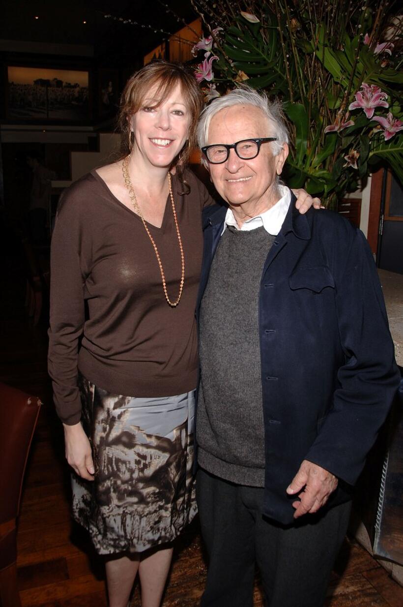 Jane Rosenthal and Albert Maysles at the 2007 Tribeca Film Festival.