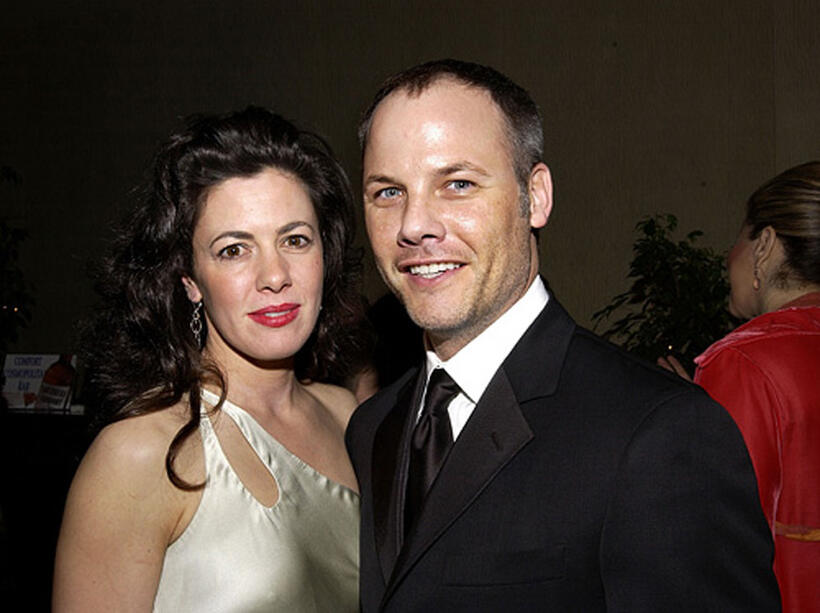 Jacqueline Mazarella and Christopher Grubb at the 7th Annual Costume Designers Guild Awards VIP Reception.