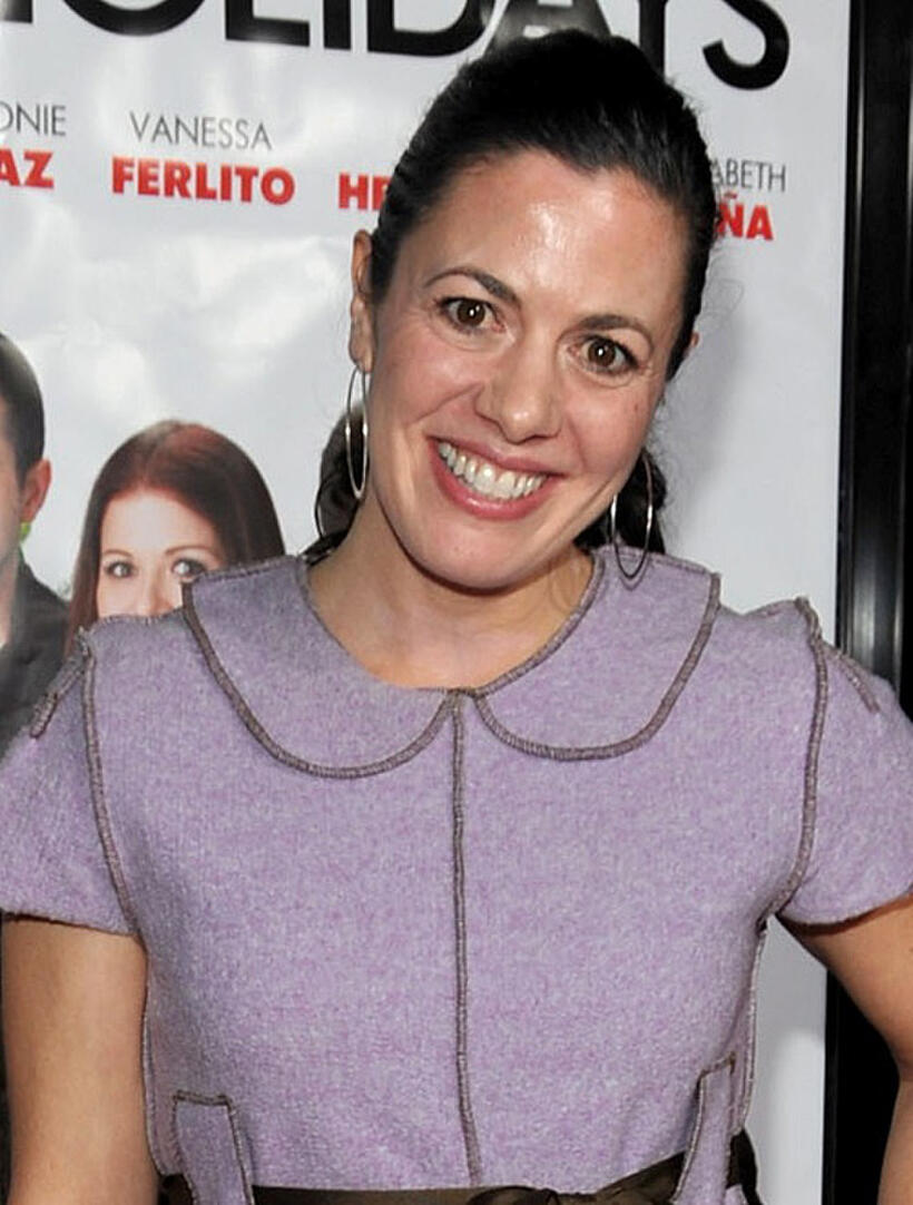 Jacqueline Mazarella at the red carpet of the California premiere of "Nothing Like The Holidays."
