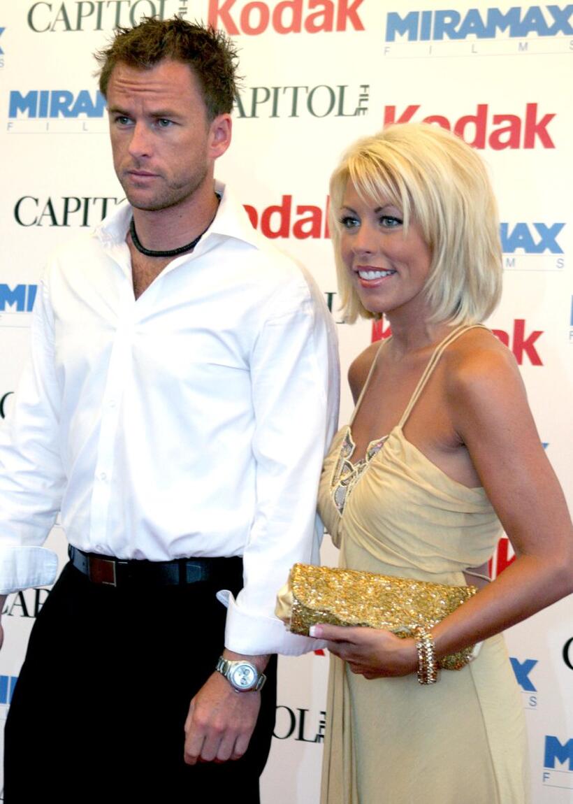 Max Martini and Kim Restell at the celebration of Capitol File Magazine's Pre-Launch and premiere of "The Great Raid."