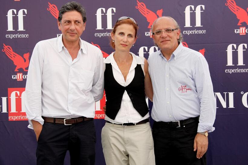Sergio Castellitto, Margaret Mazzantini and Claudio Gubitosi at the 2009 Giffoni Experience.