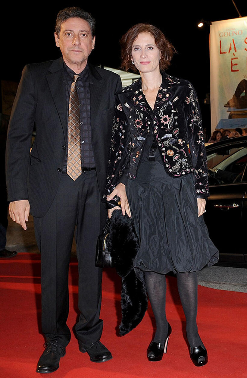 President of the Jury Sergio Castellitto and Margaret Mazzantini at the premiere of "Burke & Hare" during the 5th International Rome Film Festival.
