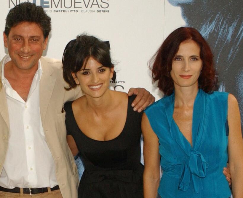Director Sergio Castellitto, Penelope Cruz and Margaret Mazzantini at the photocall of "No Te Muevas."