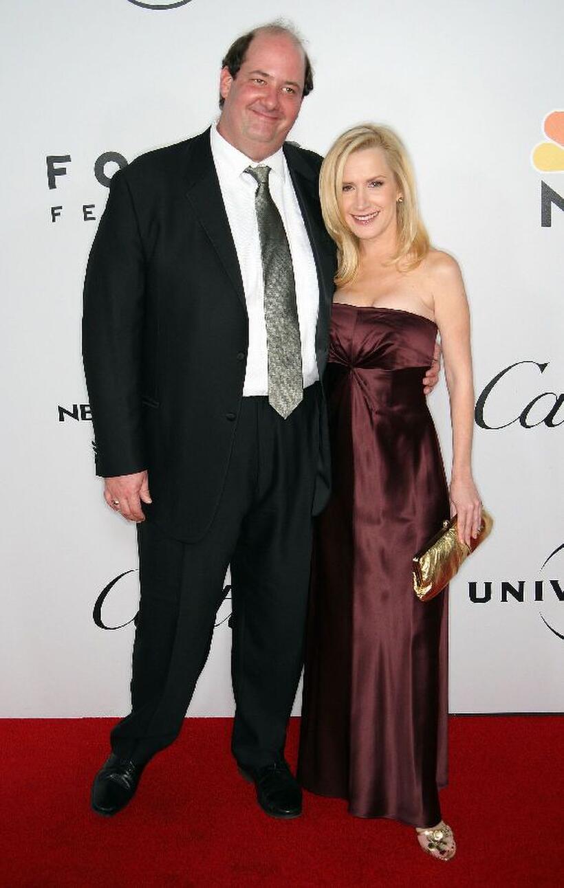 Brian Baumgartner and Angela Kinsey at the 66th Annual Golden Globe Awards.