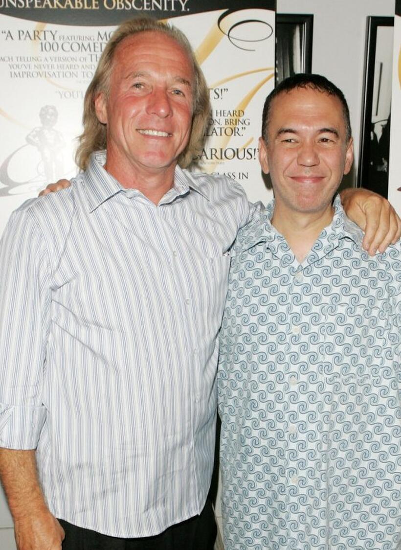 Jackie Martling and Gilbert Gottfried at the premiere of "The Aristocrats."