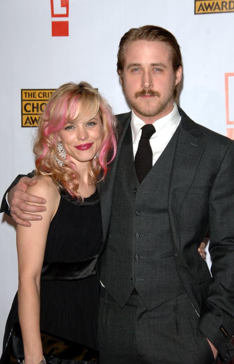 Rachel McAdams and Ryan Gosling at the 12th Annual Critics Choice Awards.