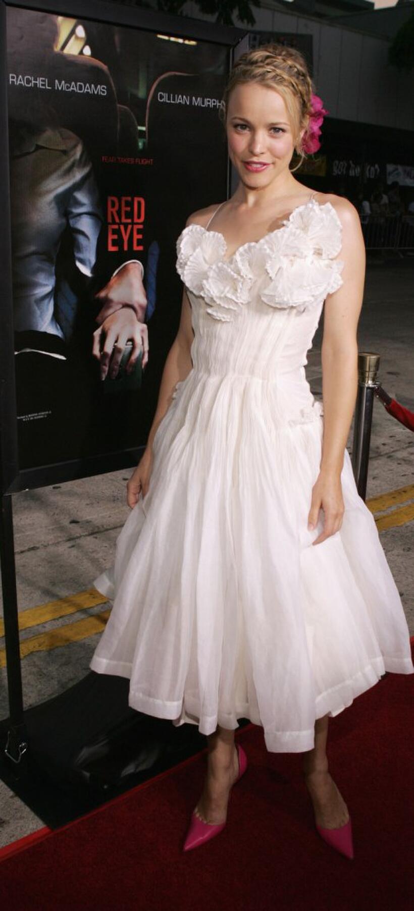 Rachel McAdams at the premiere of "Red Eye."