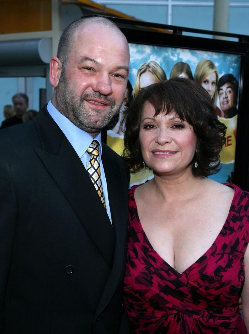 Arnaldo Pipke and Adriana Barraza at the premiere of "Henry Poole Is Here."