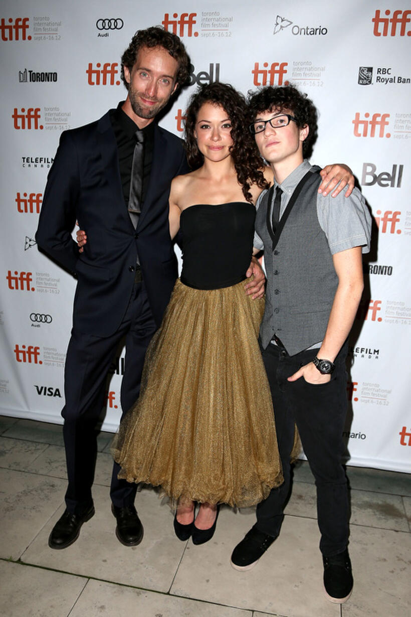 Steven McCarthy, Tatiana Maslany and Spencer Van Wyck at the Canada premiere of "Picture Day" during the 2012 Toronto International Film Festival.